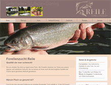 Tablet Screenshot of forellenzucht-reile.de